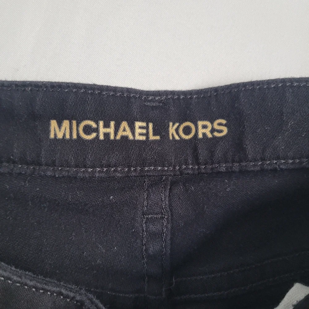 Michael Kors Izzy Skinny Black Jeans Women's Size 12
